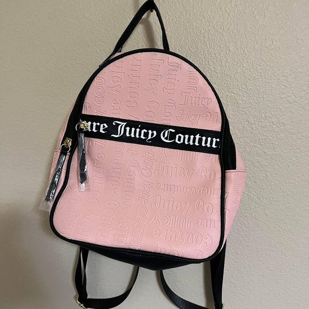 Juicy-couture Women's Pink and Black Bag